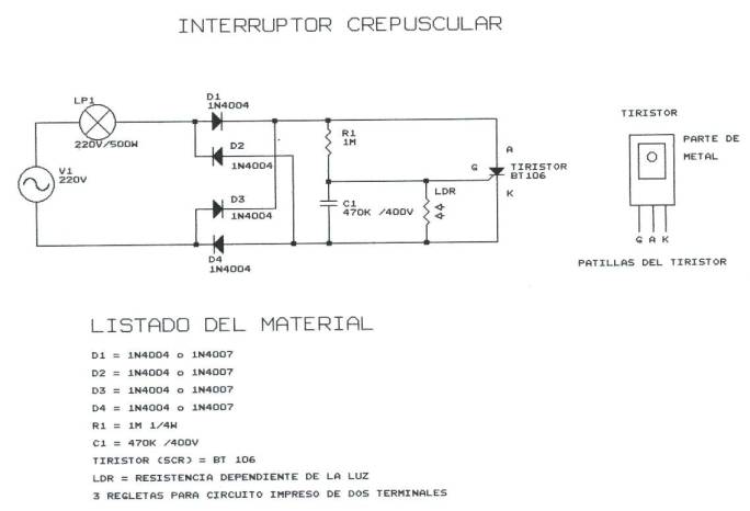 Interruptor crepuscular